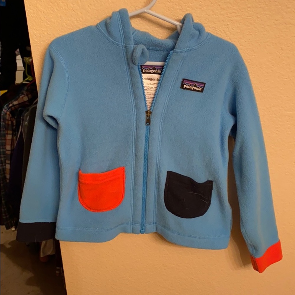 Toddler boys fleece Patagonia jacket